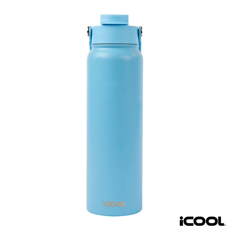 iCOOL Glenwood 35 oz. Double Wall, Recycled Stainless Steel Water Bottle 1