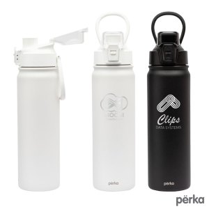 Perka Rex 24 oz. Double Wall, Stainless Steel Water Bottle 1 Perka Rex 24 oz. Double Wall, Stainless Steel Water Bottle 1