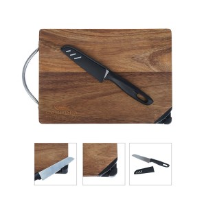 Gordon Acacia Wood Cutting Board & Knife Set 1 Gordon Acacia Wood Cutting Board & Knife Set 1