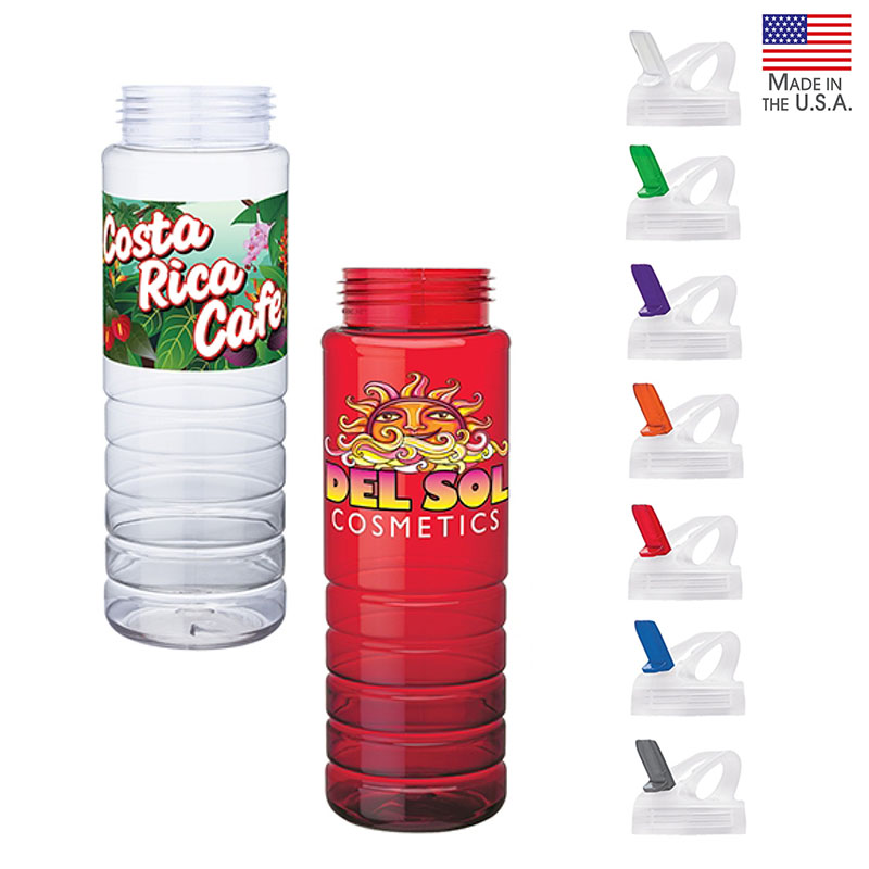Malibu 26 oz. PET Bottle with Flip Spout 1 Malibu 26 oz. PET Bottle with Flip Spout 1