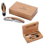 Bel Vino 2-Piece Bamboo Wine Set 1 Bel Vino 2-Piece Bamboo Wine Set 1