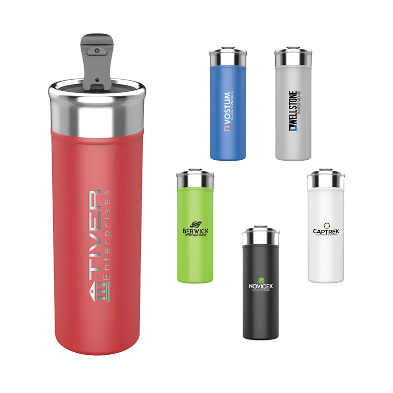 Esen 18 oz. Double Wall Stainless Steel Vacuum Tumbler with Copper Lining 1