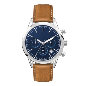 Wc3075 34mm Steel Silver Case, Chronograph Mvmt, Blue Dial, Dte Display, Leather Strap, Flat Mineral 1 Wc3075 34mm Steel Silver Case, Chronograph Mvmt, Blue Dial, Dte Display, Leather Strap, Flat Mineral 1