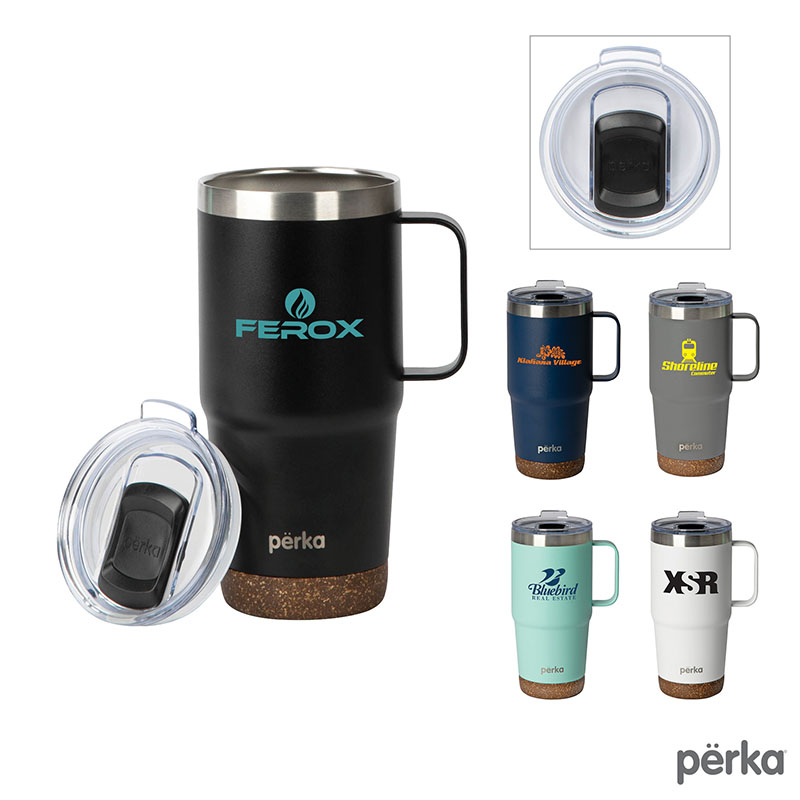Perka Bartlett 24 oz. Double Wall, Stainless Steel Stacking Mug 1