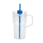 Elliott 20 oz. Clear AS Travel Mug - Blue Elliott 20 oz. Clear AS Travel Mug - Blue
