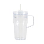 Elliott 20 oz. Clear AS Travel Mug - White Elliott 20 oz. Clear AS Travel Mug - White