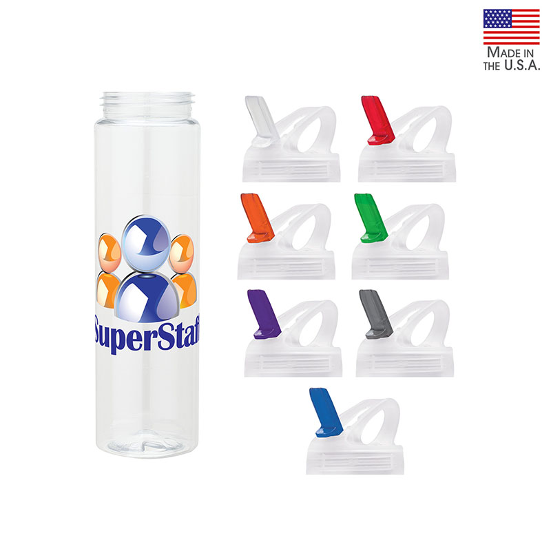 Laguna 32 oz. PET Bottle with Flip Spout 1 Laguna 32 oz. PET Bottle with Flip Spout 1