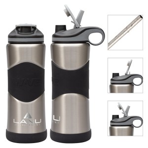 Wave Big Sur 34oz. Double Wall Stainless Steel Water Bottle w/ Copper Lining 1 Wave Big Sur 34oz. Double Wall Stainless Steel Water Bottle w/ Copper Lining 1