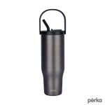 Perka Reginald 30oz. Recycled Vacuum Insulated Travel Tumbler - Gunmetal Perka Reginald 30oz. Recycled Vacuum Insulated Travel Tumbler - Gunmetal