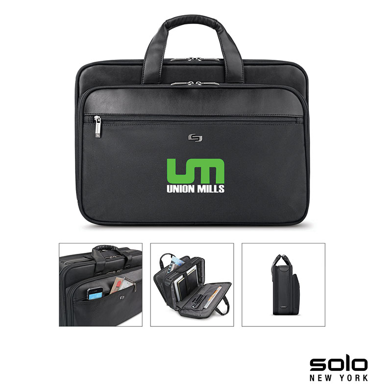 Solo New York Paramount Retractable Strap Briefcase 1 Solo New York Paramount Retractable Strap Briefcase 1