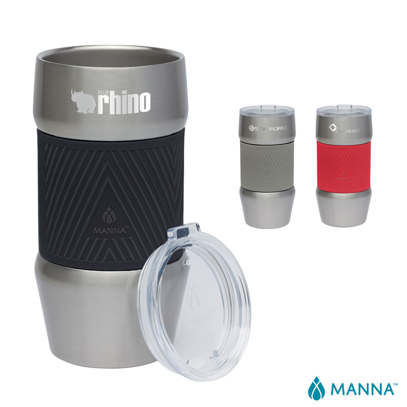 Manna 20 oz. Renegade Stainless Steel Tumbler w/ Silicone Grip 1