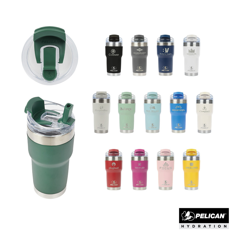 Pelican Traveler 22 oz. Double Wall Stainless Steel Travel Tumbler 1