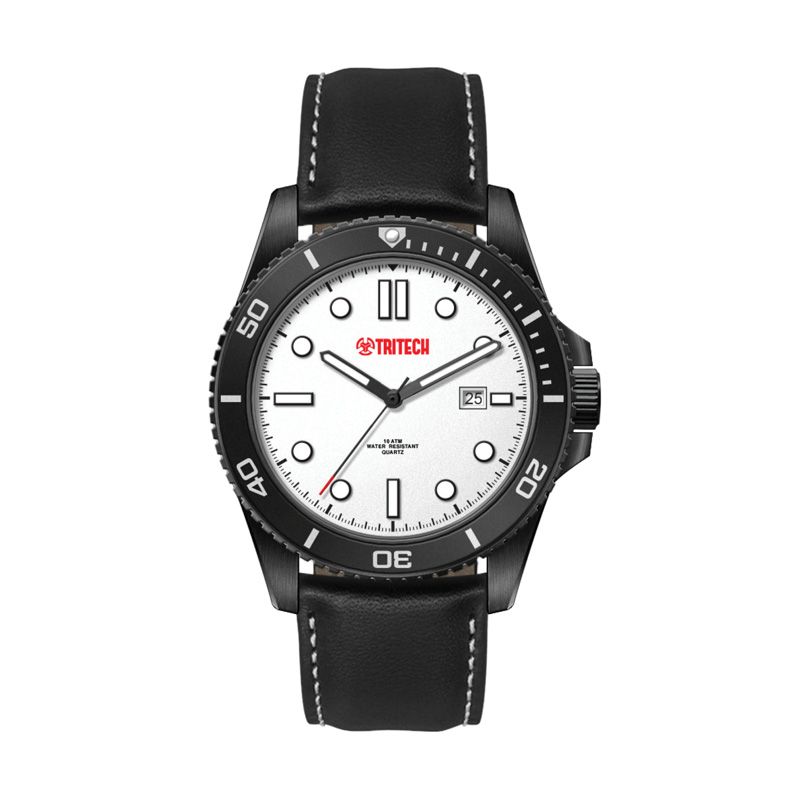 42.5mm Ss, Silver Case, Bk Bezel, 3-Hand Mvt, Dte 1 42.5mm Ss, Silver Case, Bk Bezel, 3-Hand Mvt, Dte 1