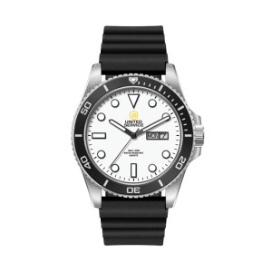 42.5mm, Ss, Silver Case, Bk Bezel, 3-Hand Mvt, Day-Dte 1 42.5mm, Ss, Silver Case, Bk Bezel, 3-Hand Mvt, Day-Dte 1