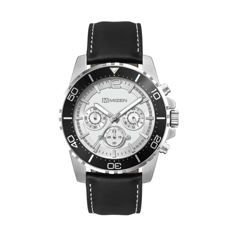 44mm, Silver Metal Case, Bk Bezel, Chrono Mvt 1 44mm, Silver Metal Case, Bk Bezel, Chrono Mvt 1