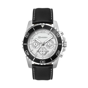 44mm, Silver Metal Case, Bk Bezel, Chrono Mvt 1 44mm, Silver Metal Case, Bk Bezel, Chrono Mvt 1