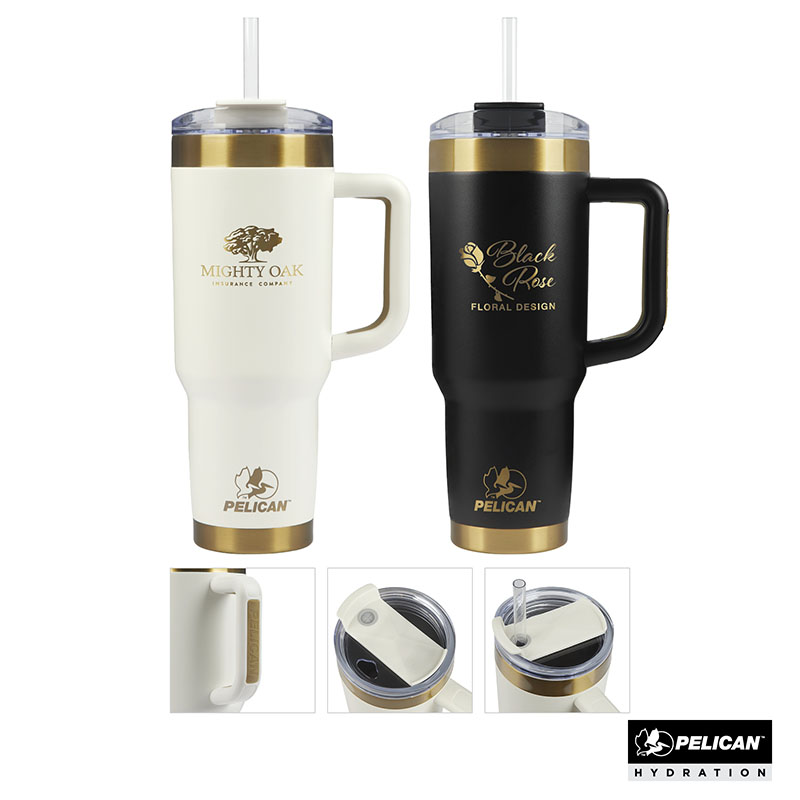 Pelican Porter 40 oz. Double Wall Stainless Steel Travel Tumbler - Glow Collection 1