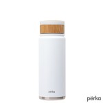 Perka Lennox 18 oz. Double Wall, Stainless Steel Bottle - White Perka Lennox 18 oz. Double Wall, Stainless Steel Bottle - White