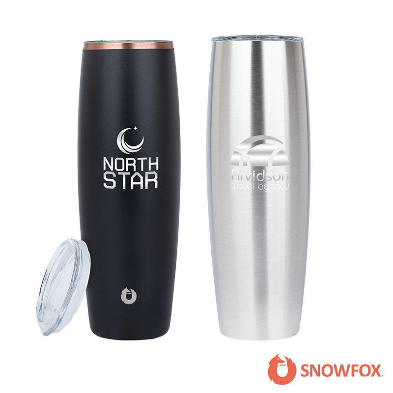 Snowfox 24 oz. Vacuum Insulated Beer Tumbler 1