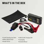 Scosche® PowerUp® 2000 Portable Car Jump Starter - Contents Scosche® PowerUp® 2000 Portable Car Jump Starter - Contents