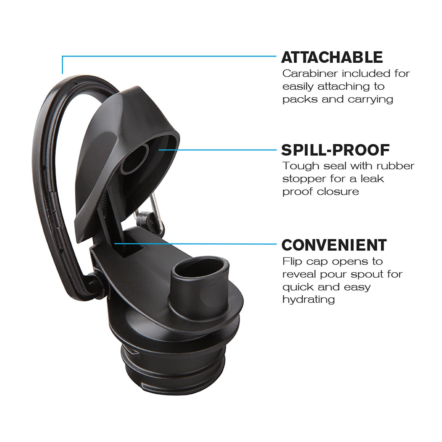 Vapur® Element Folding Anti-Bottle 1L 1