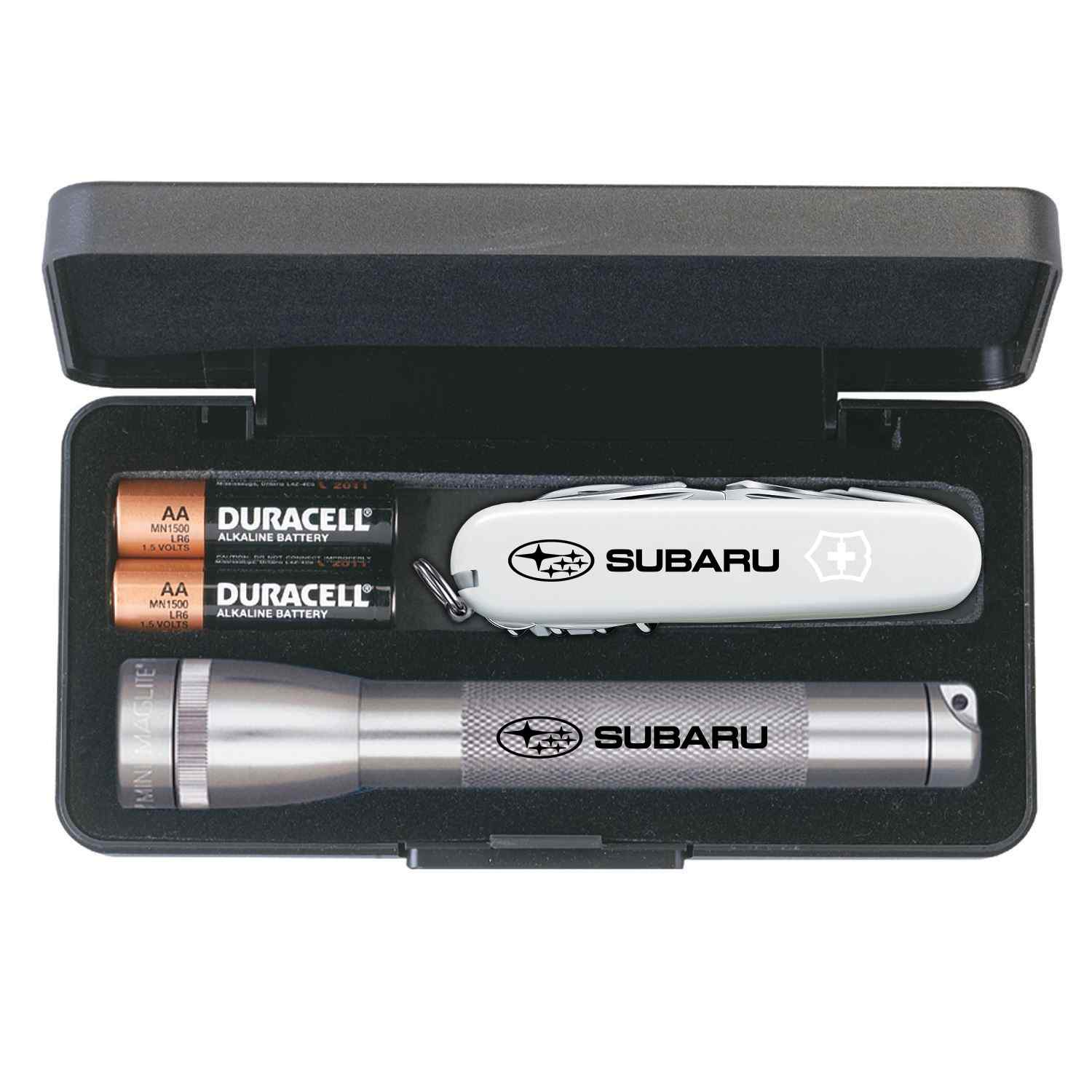 "AA" Mini Maglite® With Victorinox® Spartan 1