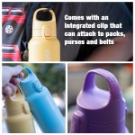 Vapur® Chill 20oz Insulated Water Bottle Sunbeam Yellow - Lifestyle 1-4 Vapur® Chill 20oz Insulated Water Bottle Sunbeam Yellow - Lifestyle 1-4