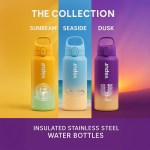 Vapur® Chill 20oz Insulated Water Bottle Sunbeam Yellow - Lifestyle 1-9 Vapur® Chill 20oz Insulated Water Bottle Sunbeam Yellow - Lifestyle 1-9