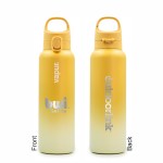 Vapur® Chill 20oz Insulated Water Bottle Sunbeam Yellow - Front & Back Vapur® Chill 20oz Insulated Water Bottle Sunbeam Yellow - Front & Back
