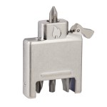 Zippo® Usa-Made Bit Safe Screwdriver Satin Chrome - 40701 - Angled Zippo® Usa-Made Bit Safe Screwdriver Satin Chrome - 40701 - Angled