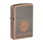 Zippo® Windproof Lighter Rustic Bronze - Closed Engraved Zippo® Windproof Lighter Rustic Bronze - Closed Engraved
