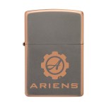 Zippo® Windproof Lighter Rustic Bronze - Chrome Silver Zippo® Windproof Lighter Rustic Bronze - Chrome Silver