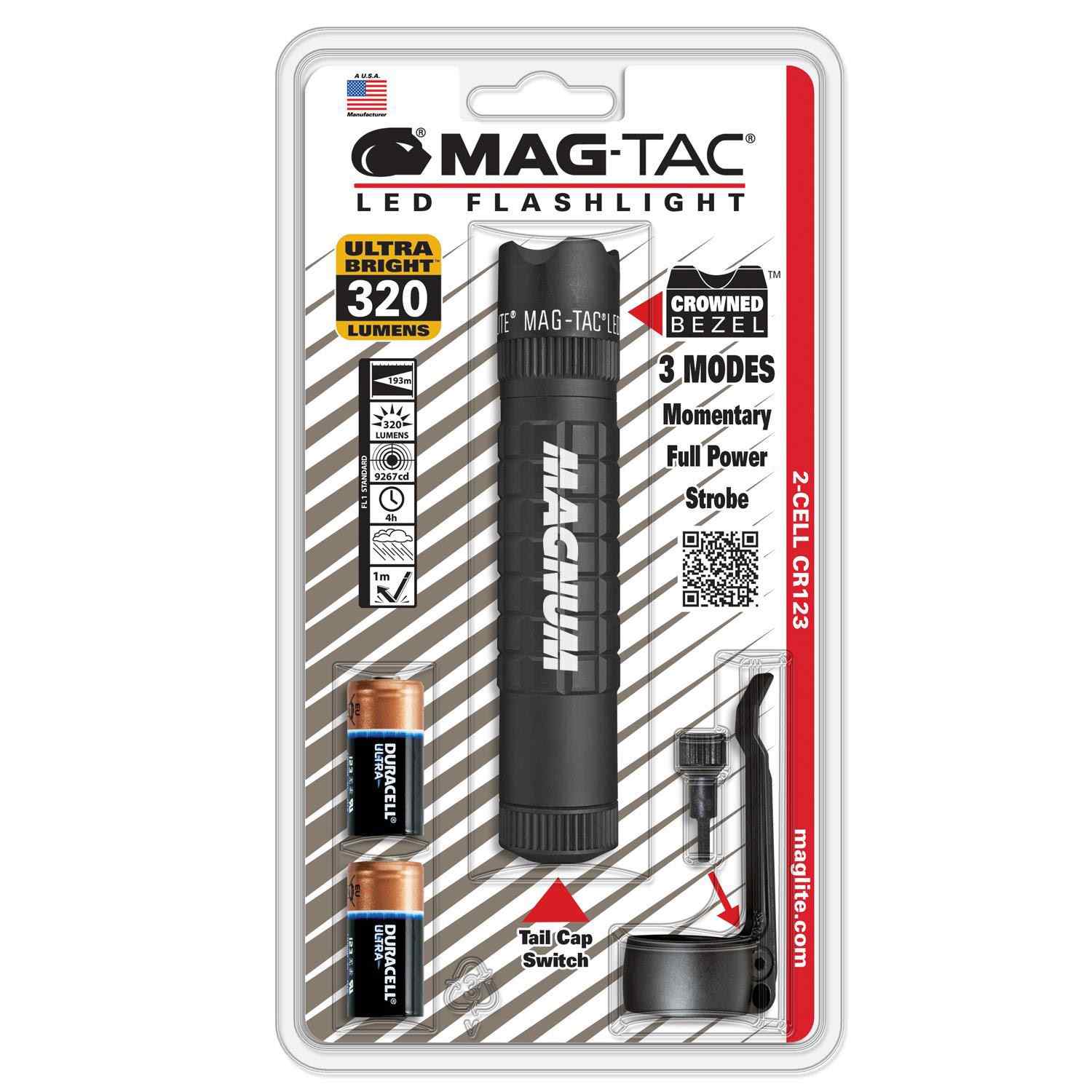 Maglite® Mag-Tac® LED Flashlight - Bezel Edge 1