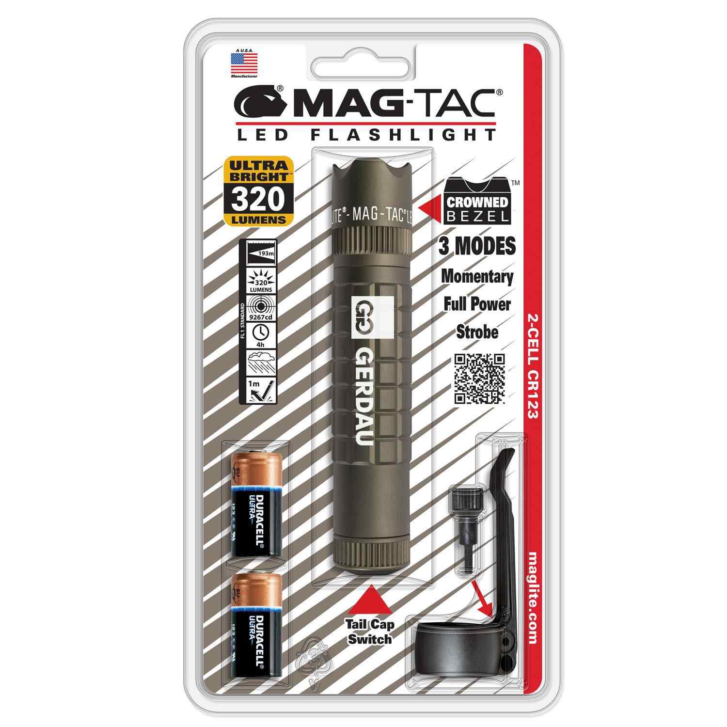 Maglite® Mag-Tac® LED Flashlight - Bezel Edge 1