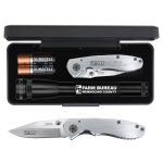 "AA" LED Mini Maglite® With Warhawk Pocket Knife 1 "AA" LED Mini Maglite® With Warhawk Pocket Knife 1