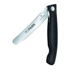 Victorinox® Folding Paring Knife - Black - Half Open Victorinox® Folding Paring Knife - Black - Half Open