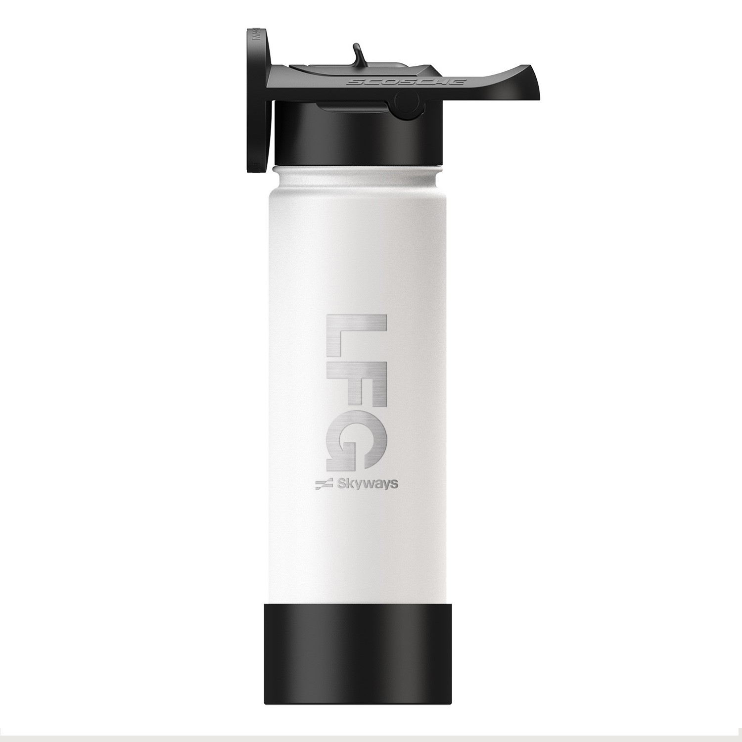 Scosche® MagicMount? Flask 22 oz. Insulated Bottle With Phone Mount 1