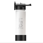 Scosche® MagicMount? Flask 22 oz. Insulated Bottle With Phone Mount - White Scosche® MagicMount? Flask 22 oz. Insulated Bottle With Phone Mount - White