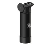 Scosche® MagicMount? Flask 22 oz. Insulated Bottle With Phone Mount - Black - Angled Scosche® MagicMount? Flask 22 oz. Insulated Bottle With Phone Mount - Black - Angled