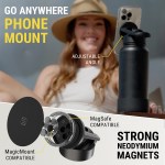 Scosche® MagicMount? Flask 22 oz. Insulated Bottle With Phone Mount - Infographic 4 Scosche® MagicMount? Flask 22 oz. Insulated Bottle With Phone Mount - Infographic 4