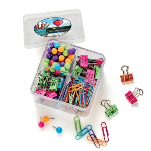 Supply Line® Square Clips & Pins Set Neon 1 Supply Line® Square Clips & Pins Set Neon 1