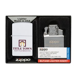 Matte Zippo® Lighter & Single Butane Insert Gift Set 1 Matte Zippo® Lighter & Single Butane Insert Gift Set 1