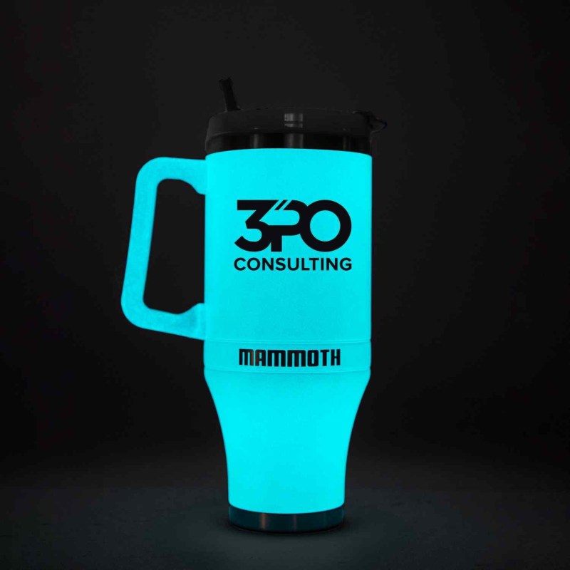 Mammoth® Ascent 40 Oz Tumbler - Glow In The Dark 1 Mammoth® Ascent 40 Oz Tumbler - Glow In The Dark 1