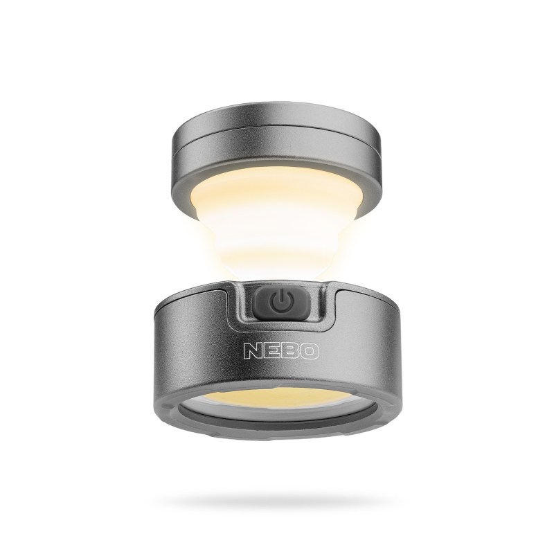 Nebo® Poppy Puck Pocket Lantern - Light Gray 1 Nebo® Poppy Puck Pocket Lantern - Light Gray 1