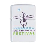 Matte Color Windproof Zippo® Lighters - White Matte Color Windproof Zippo® Lighters - White
