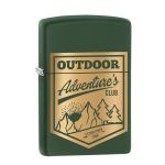 Matte Color Windproof Zippo® Lighters - Green Matte Color Windproof Zippo® Lighters - Green