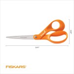 Fiskars® Original Orange-handled Scissors™ (8") - 194510 - Dimension Fiskars® Original Orange-handled Scissors™ (8") - 194510 - Dimension