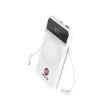 Scosche® GoBat? Pro 10K Power Bank - White - Angled Scosche® GoBat? Pro 10K Power Bank - White - Angled
