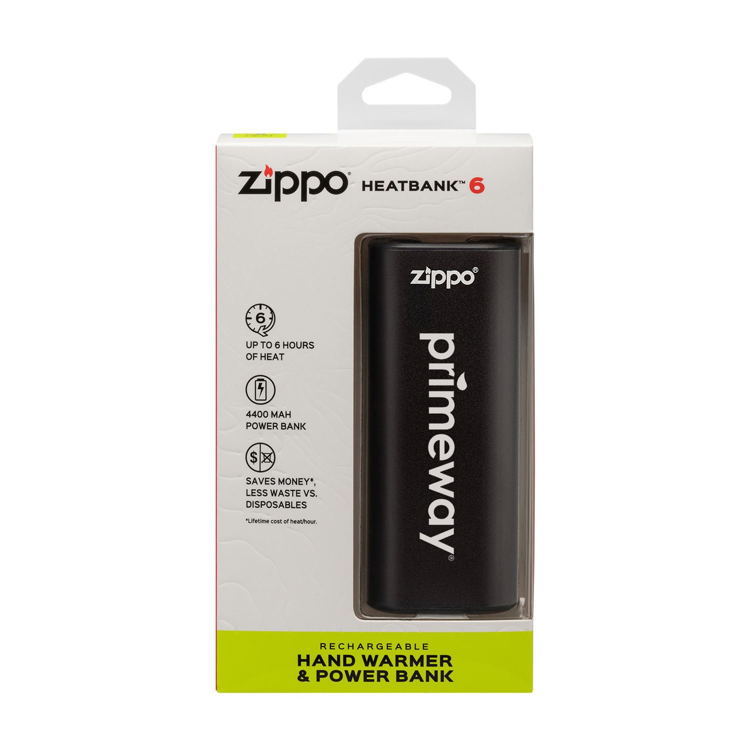 Zippo® Heatbank™ 6 Rechargeable Hand Warmer & Powerbank 1