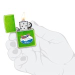 Zippo® Windproof Lighter Lurid (Green) - In Hand Zippo® Windproof Lighter Lurid (Green) - In Hand